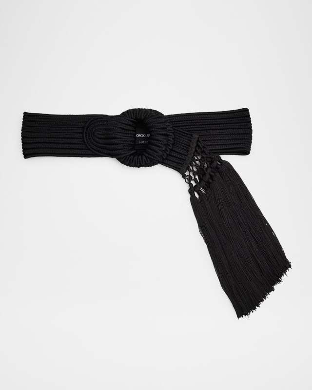 Woven Tassel Belt
